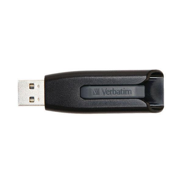 Usb Mem Verbatim 16gb V3 Black Gray 3 0